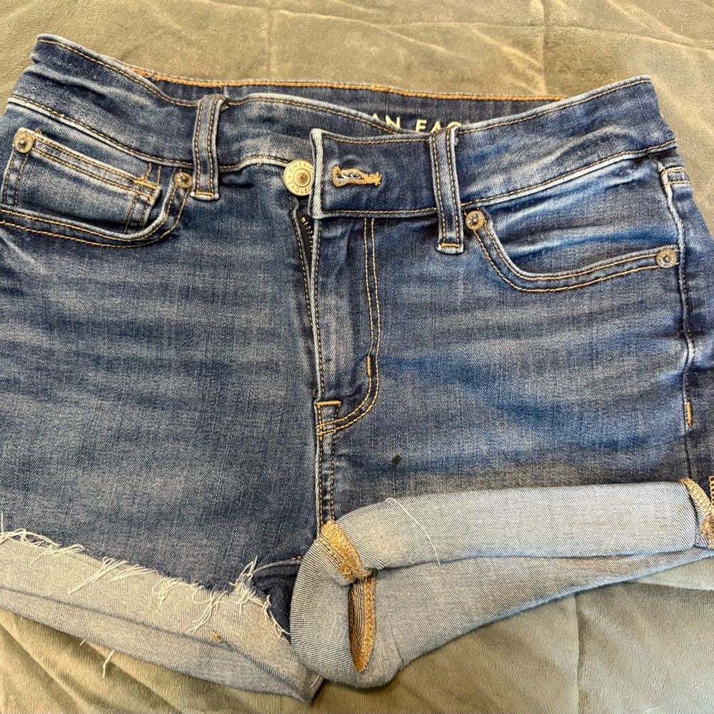 American Eagle Outfitters Blue Denim Shorts